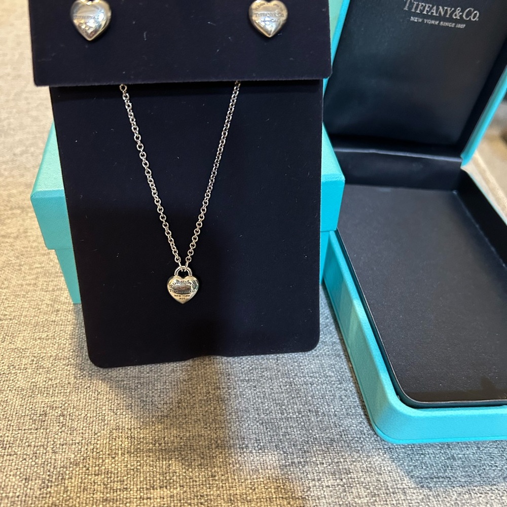 Tiffany & Co. Silver Heart Necklace